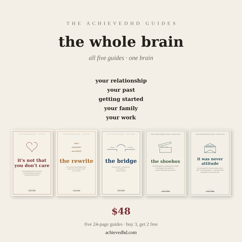 The Whole Brain — All 5 ADHD Guides (Bundle)